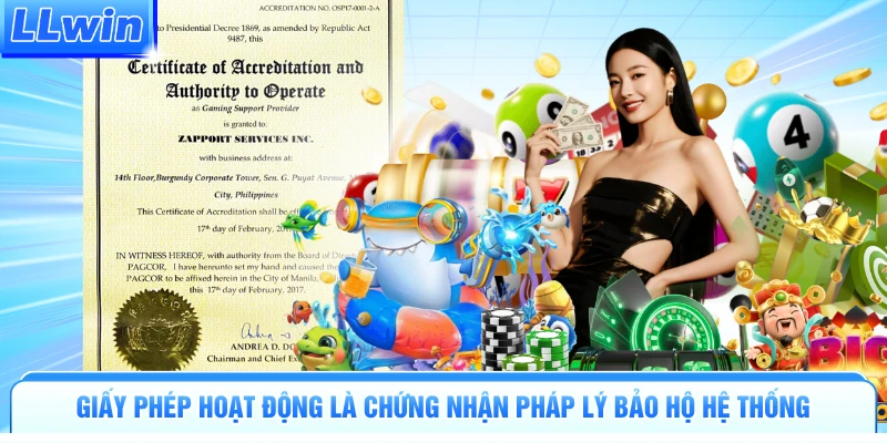 Giấy Phép Hoạt Động LLWIN - Yếu Tố Tạo Nên Sự Tin Tưởng - pa79