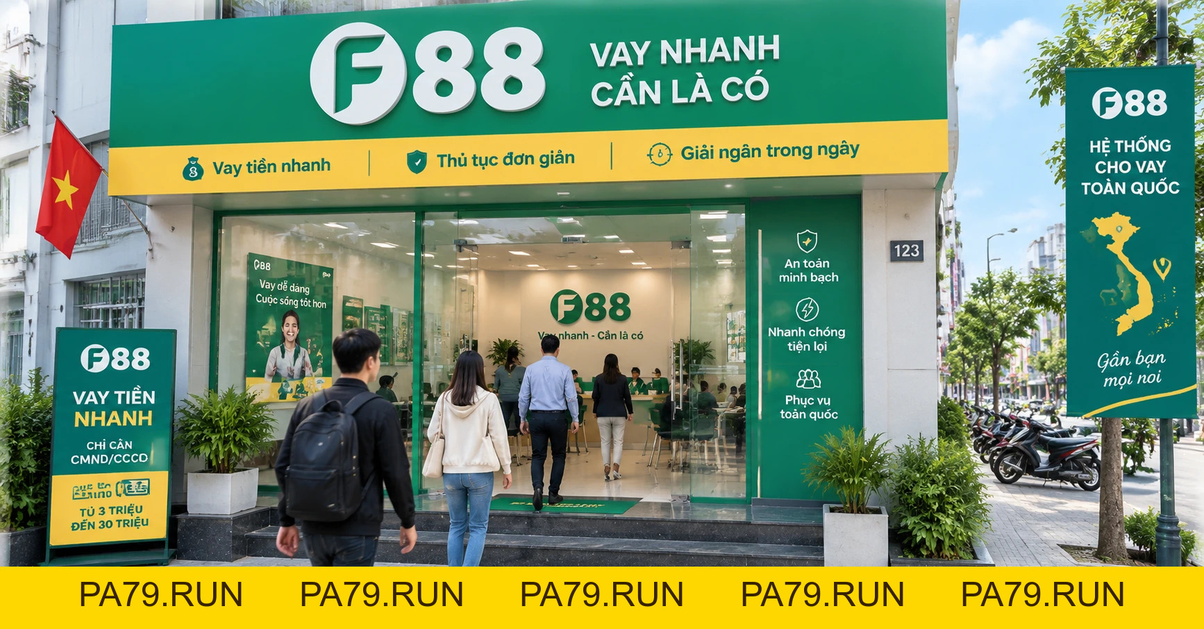 Chính sách vay tiền của F88 - pa79