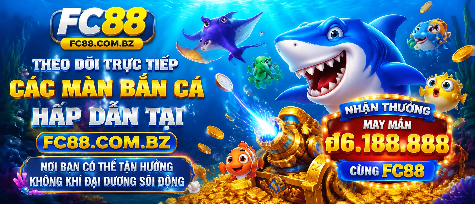 Bắn Cá Thưởng +888K | fc88 - pa79