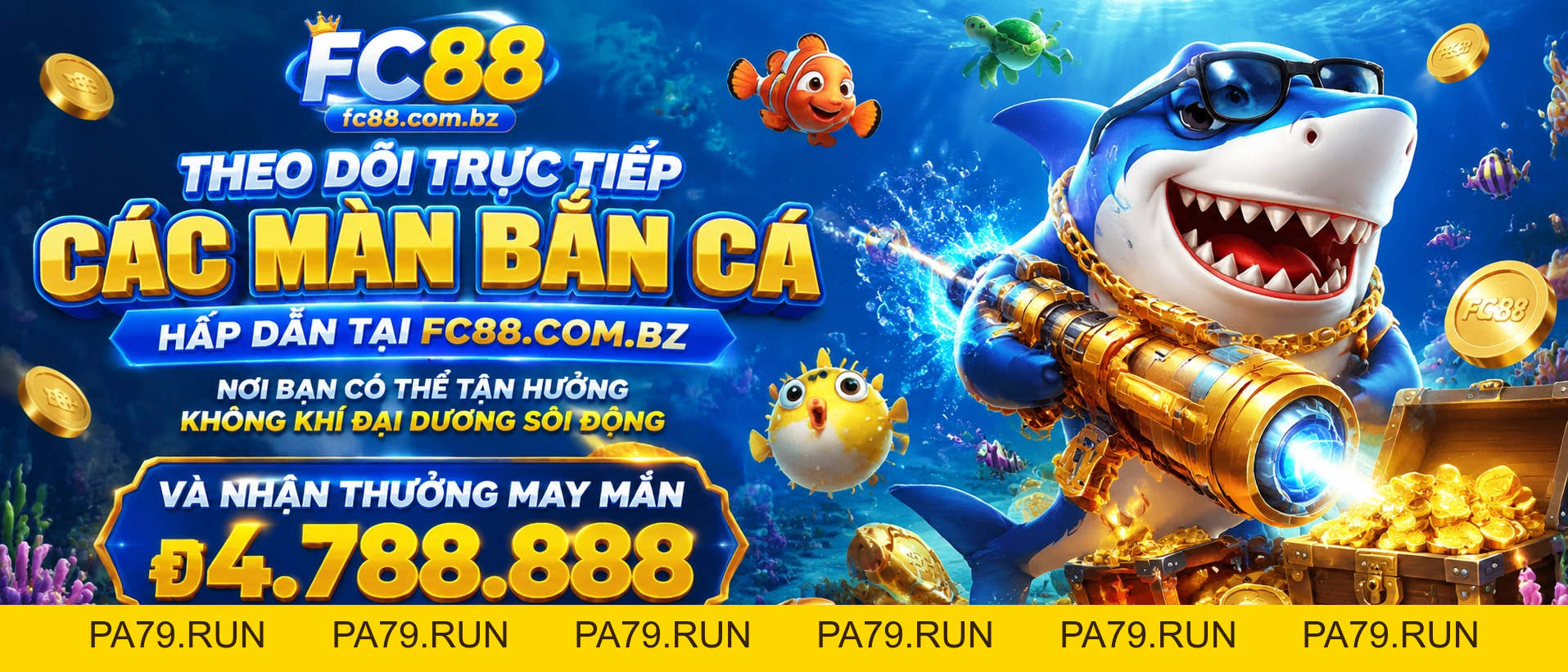 Bắn Cá Thưởng +888K | fc88 - pa79