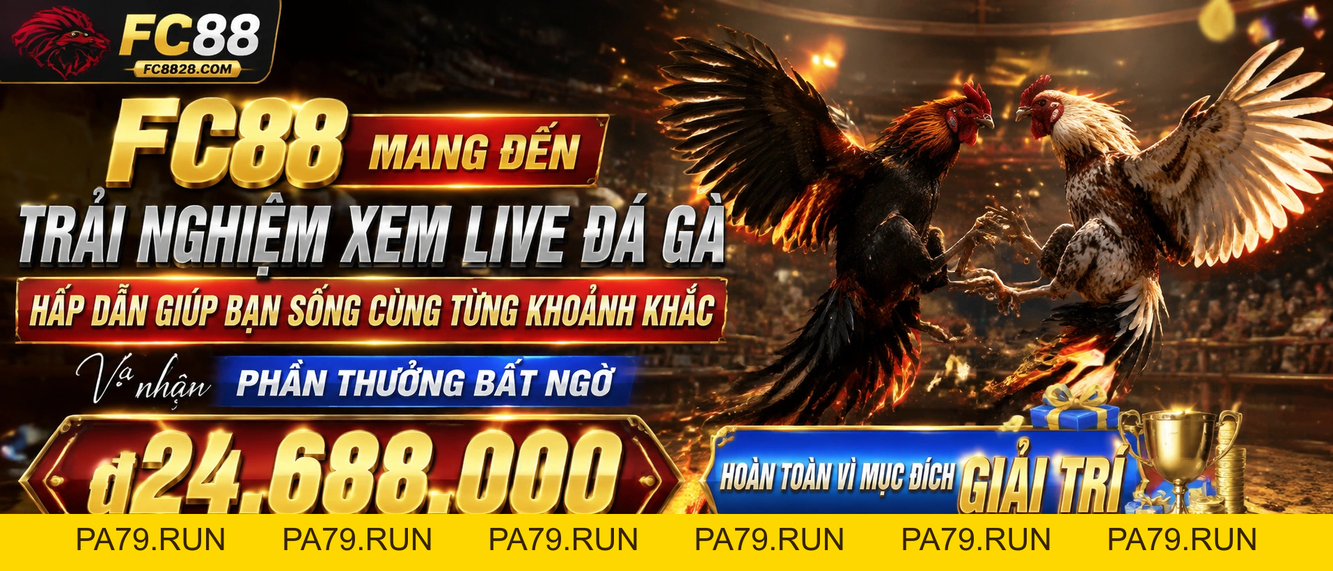 Đá Gà Khuyến Mãi +889K | fc88 - pa79