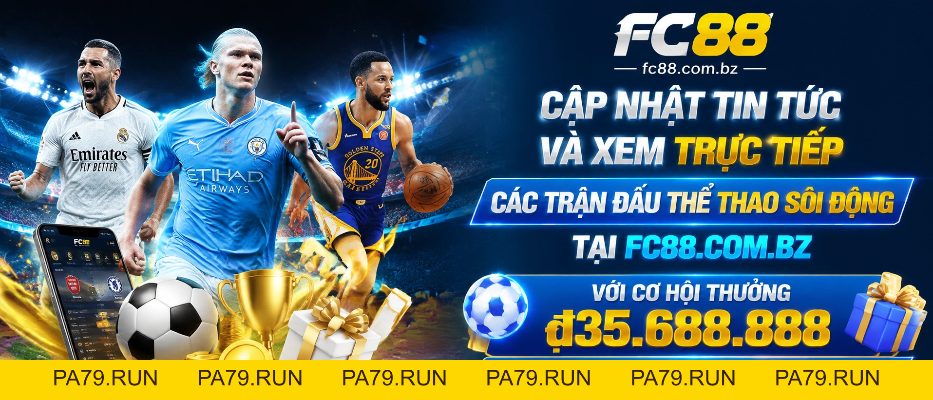 Thể Thao Khuyến Mãi +889K | FC88 - pa79